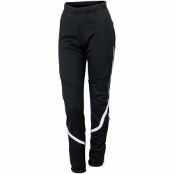 Kvinners bukser Sportful Apex Lady WS Training Pant svart-hvit
